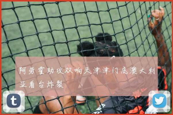 阿劳霍助攻双响天津津门虎澳大利亚看台炸裂