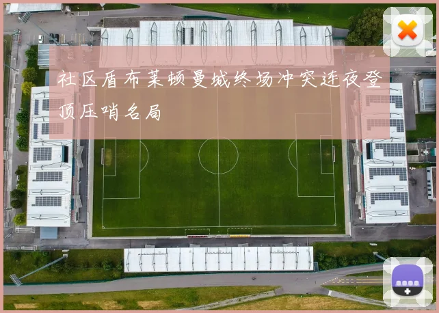 社区盾布莱顿曼城终场冲突连夜登顶压哨名局